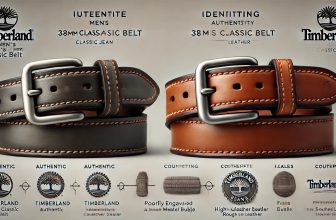 How to identify if Timberland Men’s 38mm Classic Jean Belt is authentic?