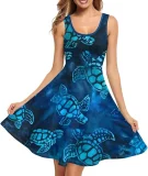 Summer Aquatic Dress Tie Dye Dress Review