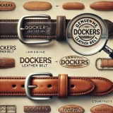 How to identify genuine Dockers leather belts?